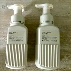 New: Set of 2 Bath & Body Works FIJI WHITE SANDS Gentle Foaming Hand Soap